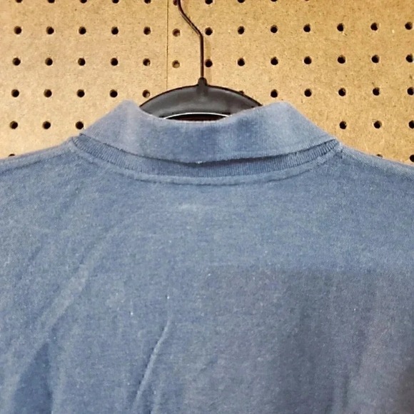 Jockey Mens Polo Shirt Blue XL Short Sleeve Embroidered Logo Button Up Top - Picture 4 of 11